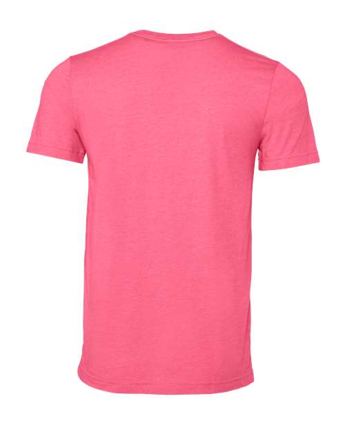 BELLA + CANVAS 3001CVC, Cvc Jersey Tee, Heather Charity Pink