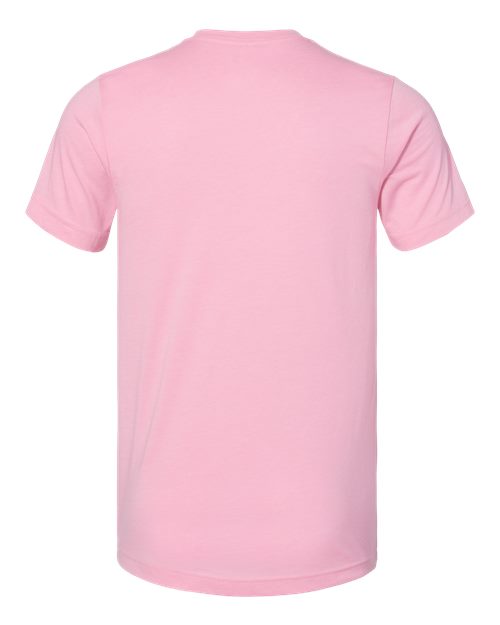 BELLA + CANVAS 3001CVC, Cvc Jersey Tee, Heather Bubble Gum