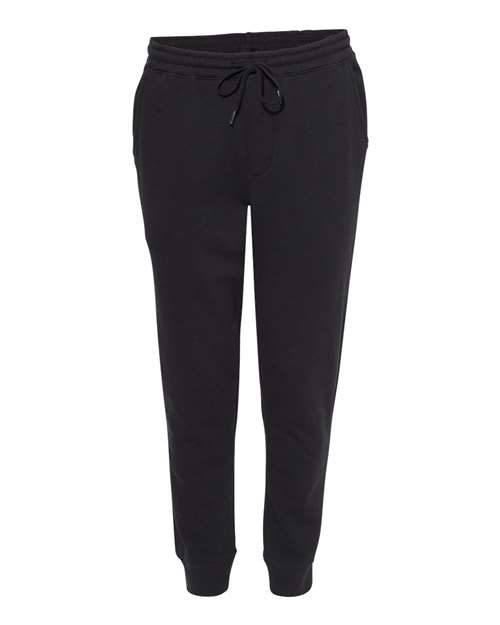 Independent Trading Co. IND20PNT, Men's Midweight Fleece Sweatpants, Black