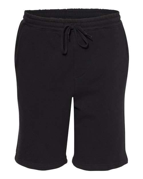 Independent Trading Co. IND20SRT, Men's Midweight Fleece Shorts, Black