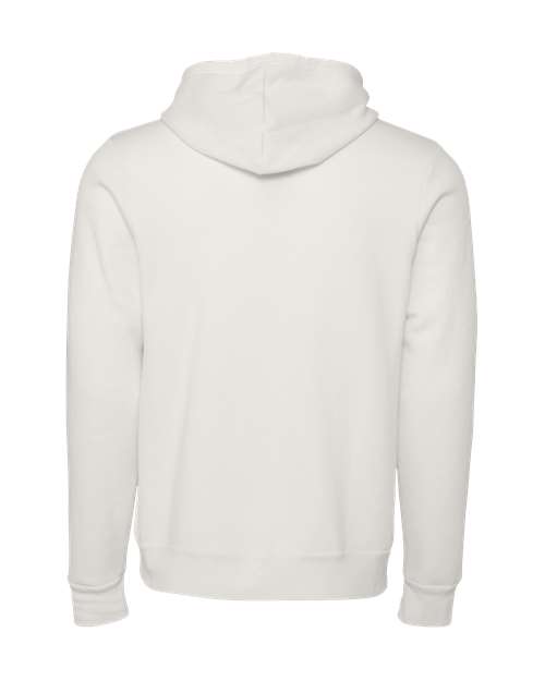 BELLA + CANVAS 3719, Unisex Sponge Fleece Hoodie Sweatshirt, Vintage White