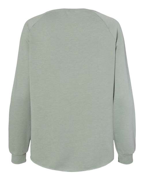 Independent Trading Co. PRM2000, Women's California Wave Wash Crewneck Sweatshirt, Sage