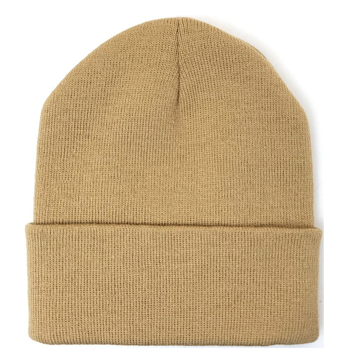 Plain Toque - Regular Size with Cuff Regular Khaki Dozen Special Fashion Knit