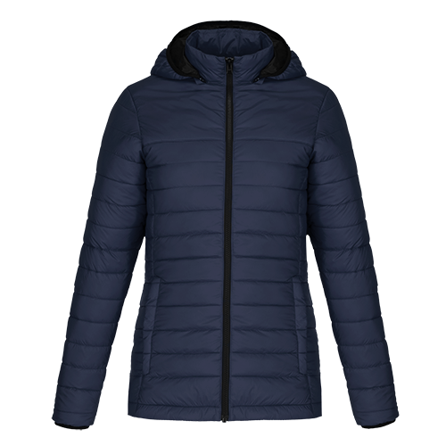 L00901 - Canyon - Ladies Puffy Jacket w/ Detachable Hood Navy 901 Ladies Muskoka Trail team Women