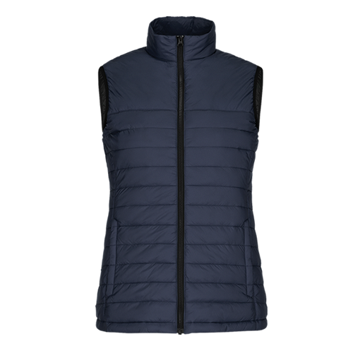 L00906 - Faro - Ladies Puffy Vest Navy 906 Ladies Muskoka Trail team Women