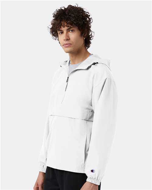 Champion CO200, Unisex Packable Anorak Jacket, White
