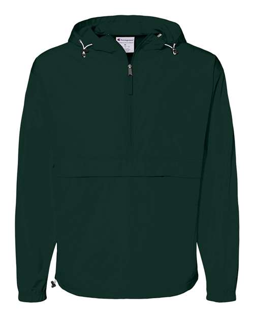 Champion CO200, Unisex Packable Anorak Jacket, Dark Green