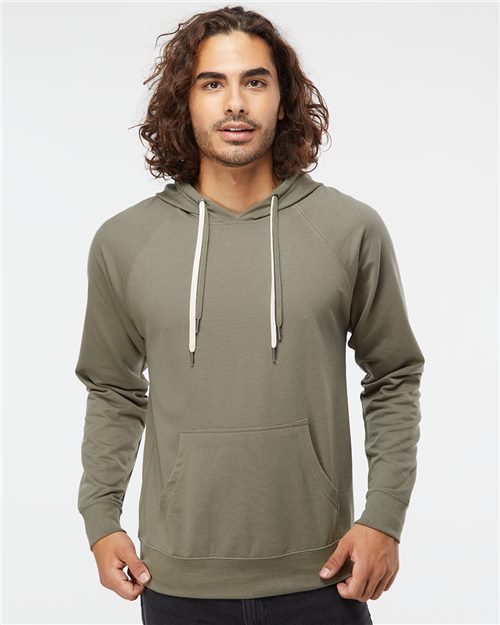 Unisex Icon Lightweight Loopback Terry Hooded Sweatshirt -  - 9126 - Toronto Screen Printing- Color