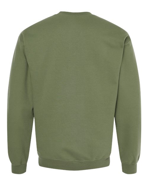 Gildan SF000 Unisex Softstyle® Midweight Crewneck Sweatshirt Cotton Cotton-Poly Blend Crewneck Fleece Midweight Moisture-Wicking Outerwear Polyester Regular Fit Spandex Sport / Athletic Super Heavyweight Sweatshirts & Fleece Tear-Away Label Tops Womens Womens Tops