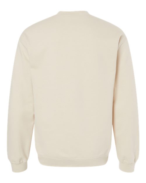 Gildan SF000 Unisex Softstyle® Midweight Crewneck Sweatshirt Cotton Cotton-Poly Blend Crewneck Fleece Midweight Moisture-Wicking Outerwear Polyester Regular Fit Spandex Sport / Athletic Super Heavyweight Sweatshirts & Fleece Tear-Away Label Tops Womens Womens Tops