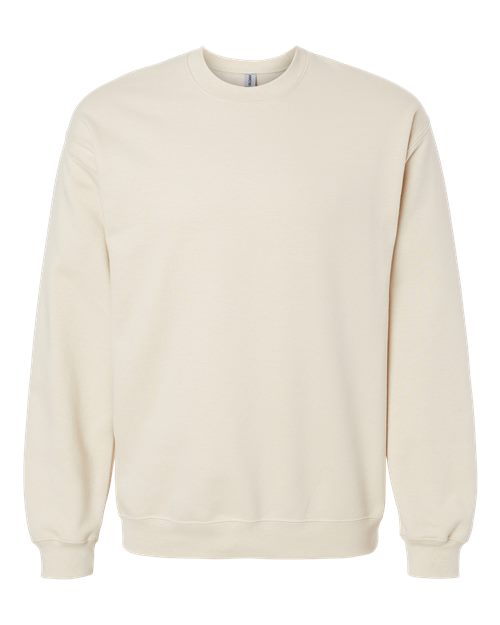 Gildan SF000 Unisex Softstyle® Midweight Crewneck Sweatshirt Cotton Cotton-Poly Blend Crewneck Fleece Midweight Moisture-Wicking Outerwear Polyester Regular Fit Spandex Sport / Athletic Super Heavyweight Sweatshirts & Fleece Tear-Away Label Tops Womens Womens Tops