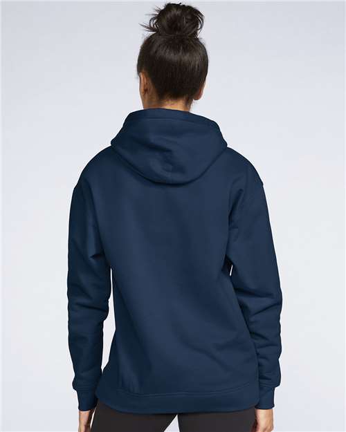 Gildan SF500 Unisex Softstyle® Midweight Hooded Sweatshirt Cotton Cotton-Poly Blend Fleece Hooded Insulated Jersey Midweight Moisture-Wicking Outerwear Pocket Polyester Regular Fit Spandex Sport / Athletic Super Heavyweight Sweatshirts & Fleece Tear-Away Label Tops Womens Womens Tops
