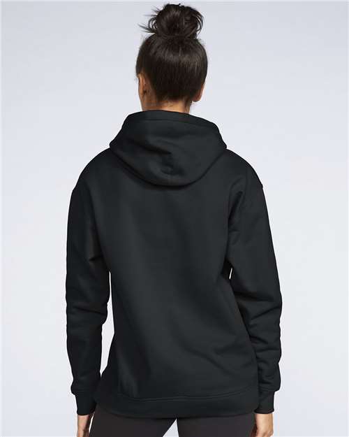 Gildan SF500 Unisex Softstyle® Midweight Hooded Sweatshirt Cotton Cotton-Poly Blend Fleece Hooded Insulated Jersey Midweight Moisture-Wicking Outerwear Pocket Polyester Regular Fit Spandex Sport / Athletic Super Heavyweight Sweatshirts & Fleece Tear-Away Label Tops Womens Womens Tops