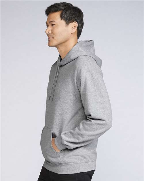 Gildan SF500 Unisex Softstyle® Midweight Hooded Sweatshirt Cotton Cotton-Poly Blend Fleece Hooded Insulated Jersey Midweight Moisture-Wicking Outerwear Pocket Polyester Regular Fit Spandex Sport / Athletic Super Heavyweight Sweatshirts & Fleece Tear-Away Label Tops Womens Womens Tops