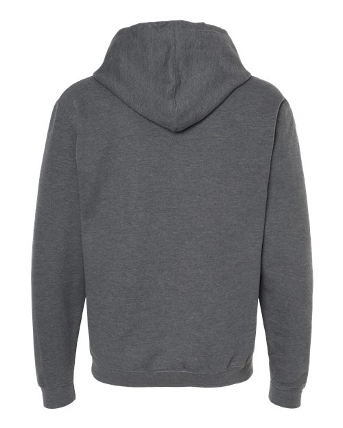 M&O 3320, Unisex Pullover Hoodie, Heather Charcoal