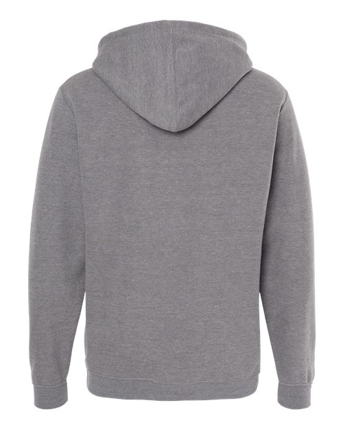 M&O 3320, Unisex Pullover Hoodie, Heather Grey