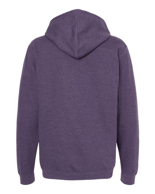 M&O 3320, Unisex Pullover Hoodie, Heather Purple