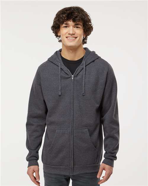 Unisex Zipper Fleece Hoodie -  - 9395 - Toronto Screen Printing- Color