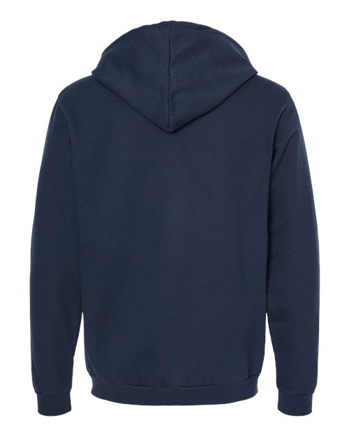 M&O 3331, Unisex Zipper Fleece Hoodie, Navy