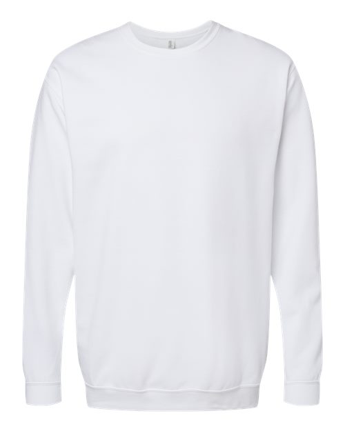 M&O 3340, Unisex Crewneck Fleece, White