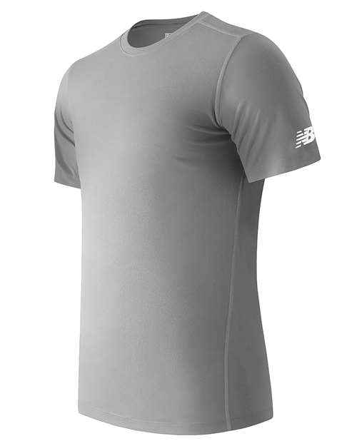 New Balance Performance T-Shirt 9409 - Ideal for Athletes and Active Wear Steel S Activewear for Athletes New Balance T-Shirt Performance Athletic Wear Sports T-Shirt 9409