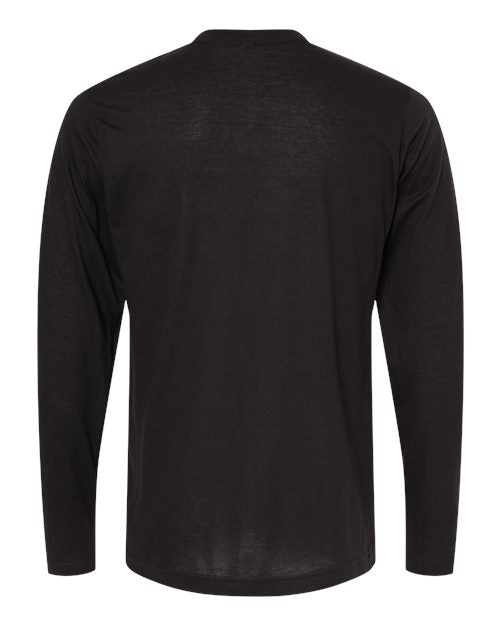 M&O 3520, Poly-blend Long Sleeve T-shirt, Black