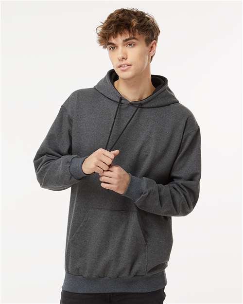 Two-Tone Hooded Sweatshirt - - 9418 Charcoal Black S 01139 14 oz and over Adult Blends Cotton - Over 50% Cuffed / Cuffs Drawstring Fleece Fleece - Premium - Hood Heavy (Over 6 oz) Hooded KF9041 King Fashion Long Sleeves Lycra Mens & Unisex No Visible Logos Pockets Polyester Ribbed Sweatshirts Sweatshirts & Fleece Tops