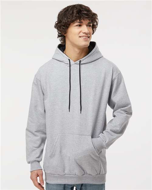 Two-Tone Hooded Sweatshirt - - 9418 Sport Grey Black M 01139 14 oz and over Adult Blends Cotton - Over 50% Cuffed / Cuffs Drawstring Fleece Fleece - Premium - Hood Heavy (Over 6 oz) Hooded KF9041 King Fashion Long Sleeves Lycra Mens & Unisex No Visible Logos Pockets Polyester Ribbed Sweatshirts Sweatshirts & Fleece Tops