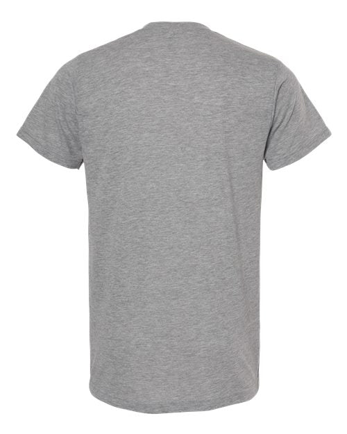 M&O 3541, Deluxe Blend T-shirt, Heather Grey
