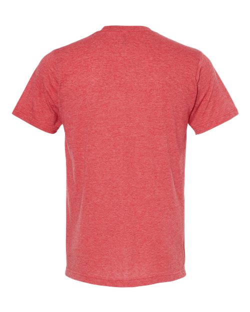 M&O 3541, Deluxe Blend T-shirt, Heather Red