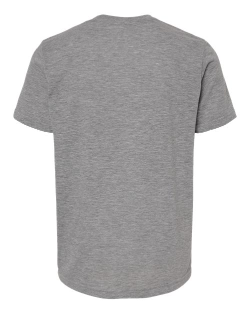 M&O 3544, Youth Deluxe Blend T-shirt, Heather Grey