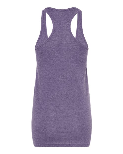M&O 3590, Women's Racerback Blend Tank, Heather Purple