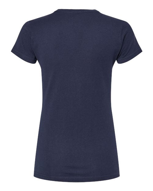 M&O 4513, Women's Fine Jersey T-shirt, Fine Navy