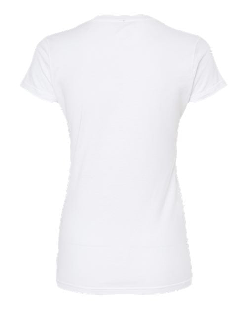 M&O 4513, Women's Fine Jersey T-shirt, Fine White