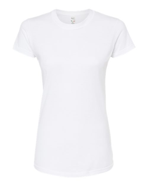 M&O 4513, Women's Fine Jersey T-shirt, Fine White