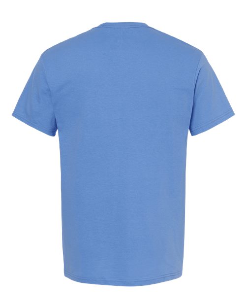 M&O 4800, Men's Gold Soft Touch T-shirt, Carolina Blue