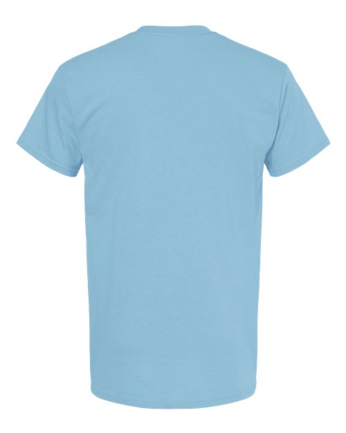 M&O 4800, Men's Gold Soft Touch T-shirt, Light Blue