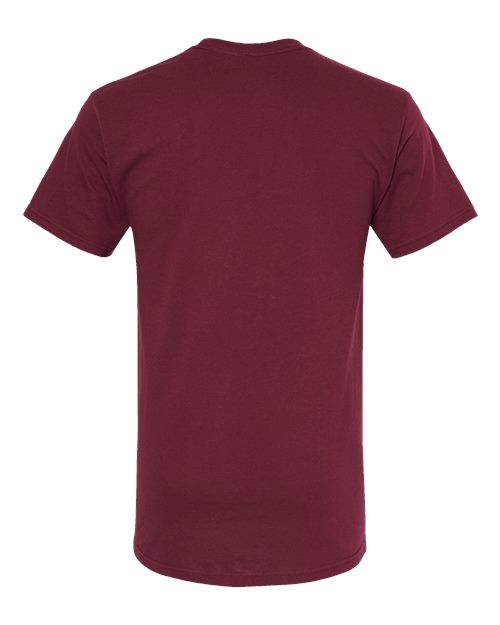 M&O 4800, Men's Gold Soft Touch T-shirt, Maroon
