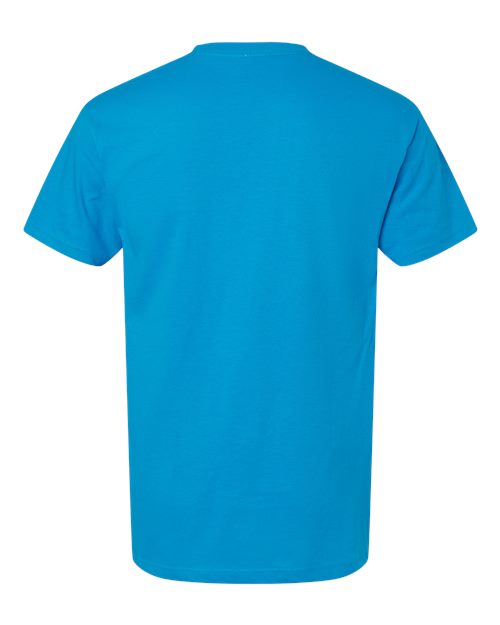M&O 4800, Men's Gold Soft Touch T-shirt, Sapphire