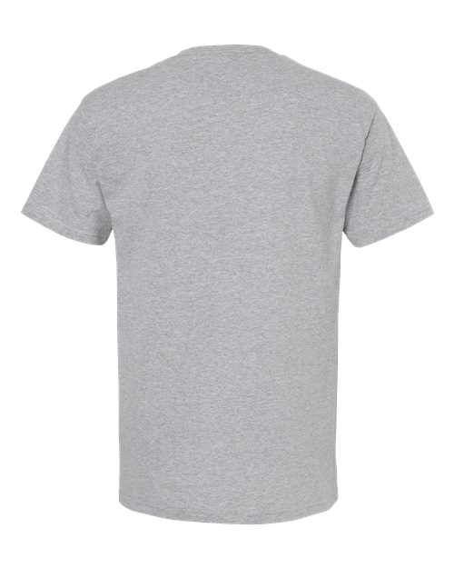 M&O 4800, Men's Gold Soft Touch T-shirt, Sport Grey