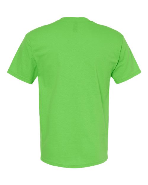 M&O 4800, Men's Gold Soft Touch T-shirt, Vivid Lime
