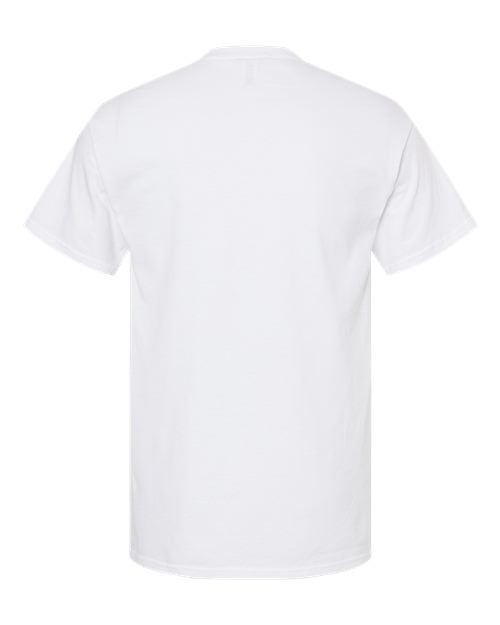 M&O 4800, Men's Gold Soft Touch T-shirt, White