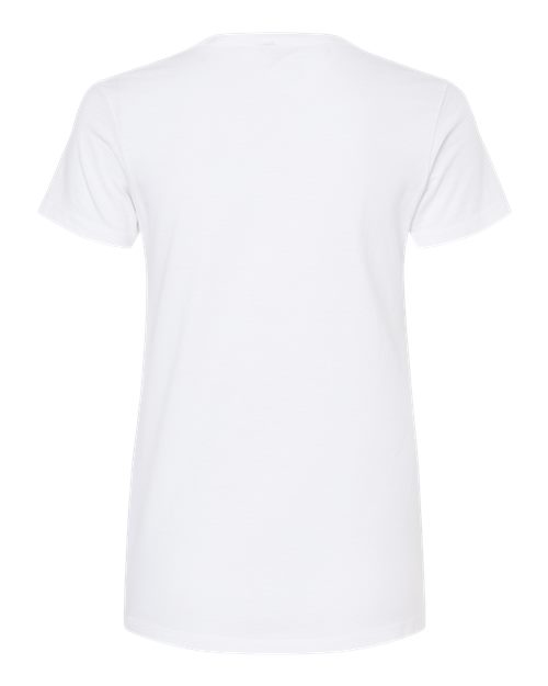 M&O 4810, Women's Gold Soft Touch T-shirt, White