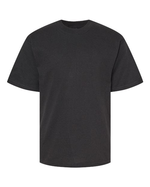 M&O 4850, Youth Gold Soft Touch T-shirt, Black