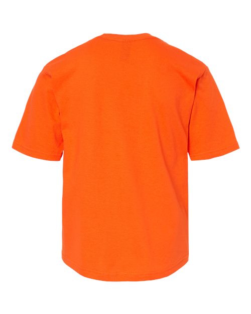 M&O 4850, Youth Gold Soft Touch T-shirt, Orange