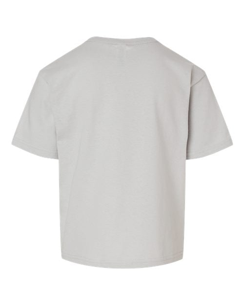 M&O 4850, Youth Gold Soft Touch T-shirt, Platinum