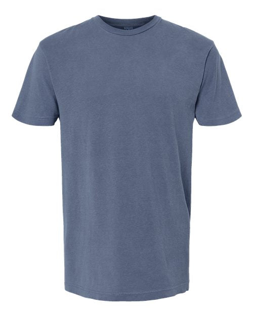 M&O 6500M, Unisex Vintage Garment-dyed T-shirt, Blue Jean
