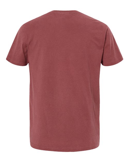M&O 6500M, Unisex Vintage Garment-dyed T-shirt, Brick