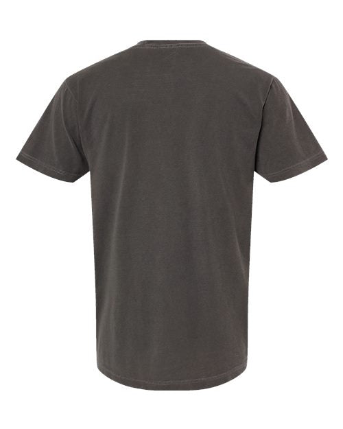 M&O 6500M, Unisex Vintage Garment-dyed T-shirt, Charcoal