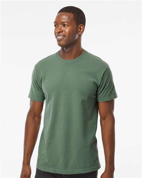 M&O 6500M, Unisex Vintage Garment-dyed T-shirt, Light Green